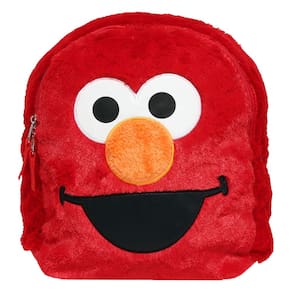 Mochila Sesame Street Plush Elmo para viagens escolares de crianças