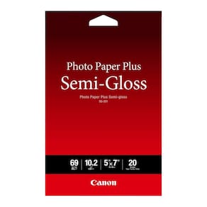 Papel fotográfico Canon Photo Paper Plus Semi-Gloss A5 (20 folhas)