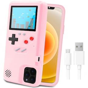 Capa para jogos para celular LucBuy Backpowered com 36 jogos iP12 Pro Max