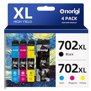 Cartuchos de tinta Onorigi 702XL para Epson Workforce Pro WF-3733