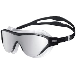 Máscara de natação Goggles ARENA The One Fitness para adultos prateada/preta