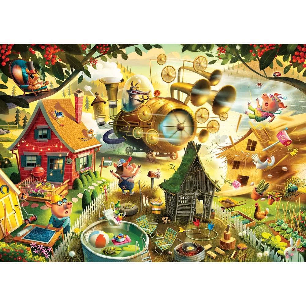 Quebra-cabeça Ravensburger Dean Macadam Look Out Little Pigs
