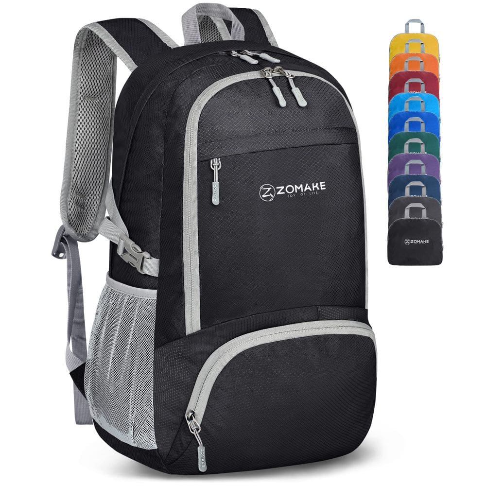 Mochila ZOMAKE, leve, embalável, 30L, resistente à água