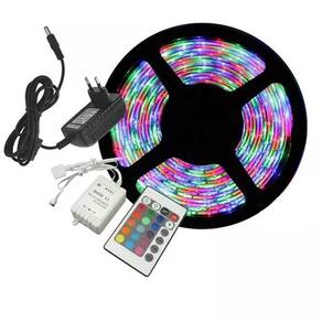 Fita LED RGB 5050 à Prova D`água 5m 300 Leds 12V
