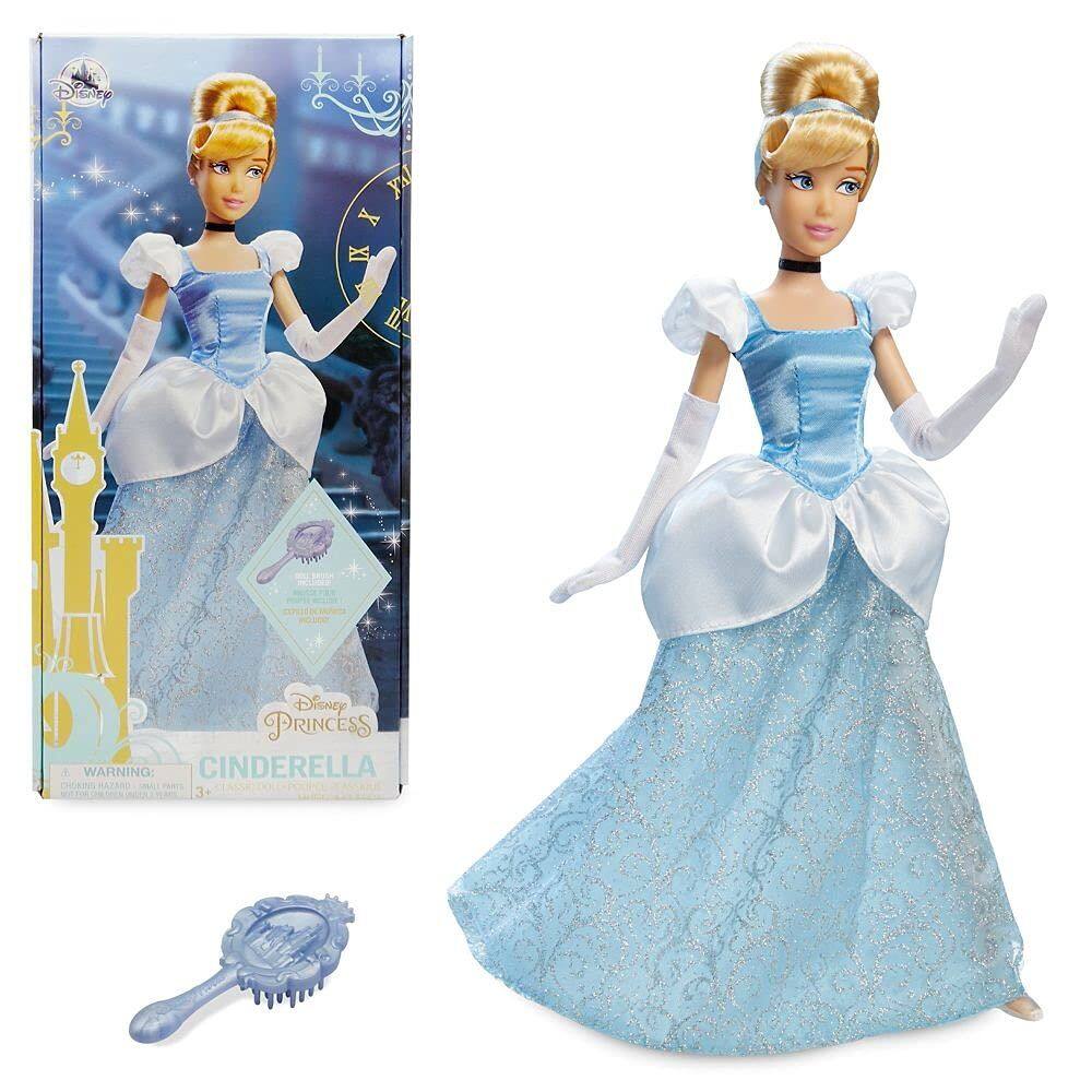 Boneca Disney Store Princess Cinderella Classic 29 cm com pincel