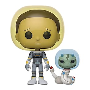 Funko Pop! Animação Rick e Morty: Space Suit Morty com cobra
