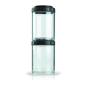 Frascos de armazenamento BlenderBottle GoStak Twist n` Lock 150 ml (pacote com 2)