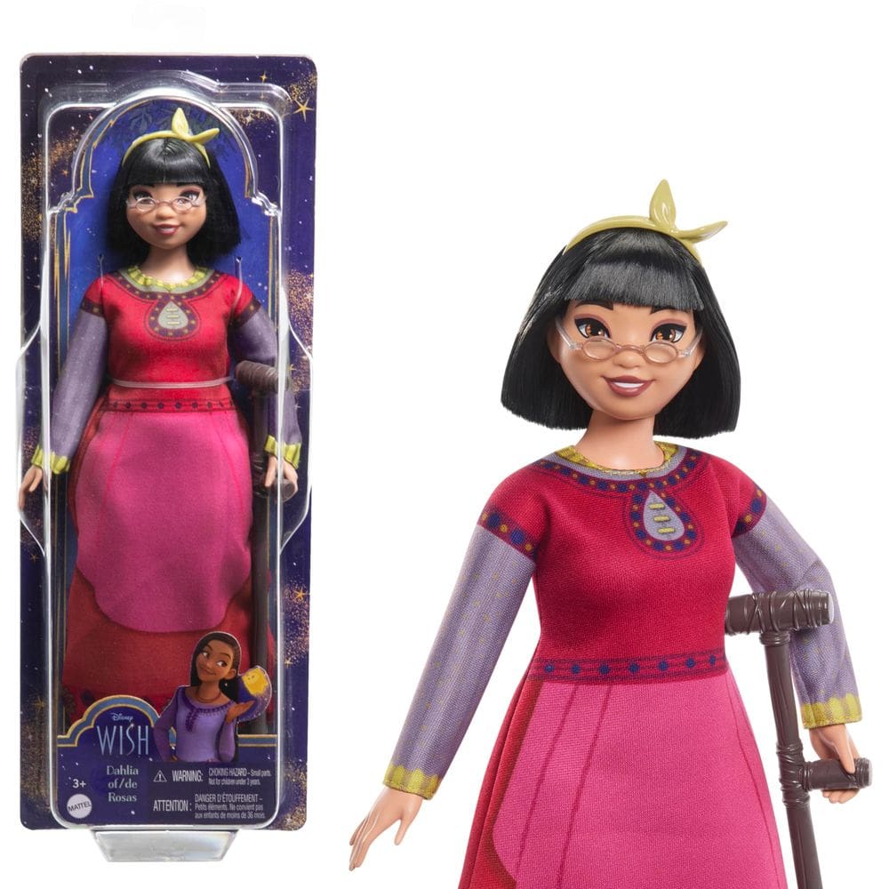 Boneca de moda Mattel Disney Wish Toys Dahlia of Rosas