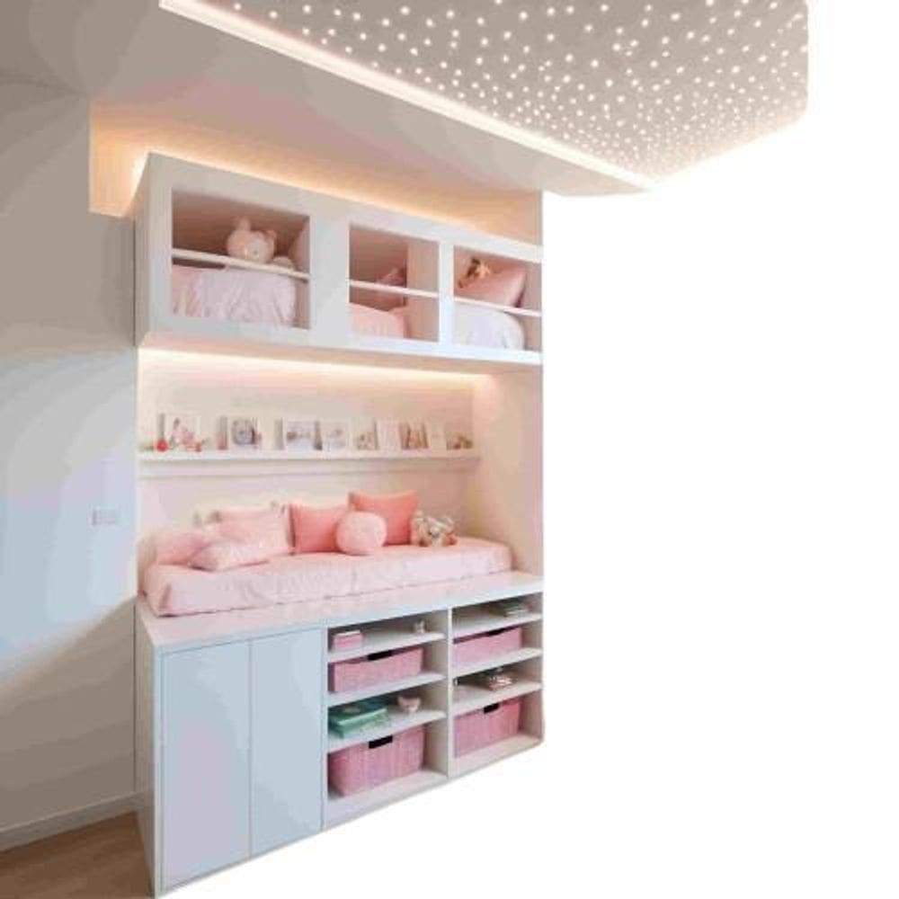 Kit Iluminação Céu Estrelado Fibra Ótica 200 Pontos Mix