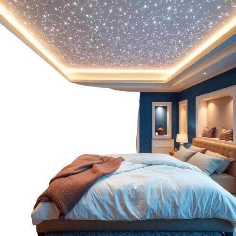 Céu Estrelado Kit Iluminação Fibra Ótica 200 Pontos