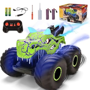 Brinquedo de carro de dinossauro com controle remoto Onadrive para crianças de 4 a 12 anos