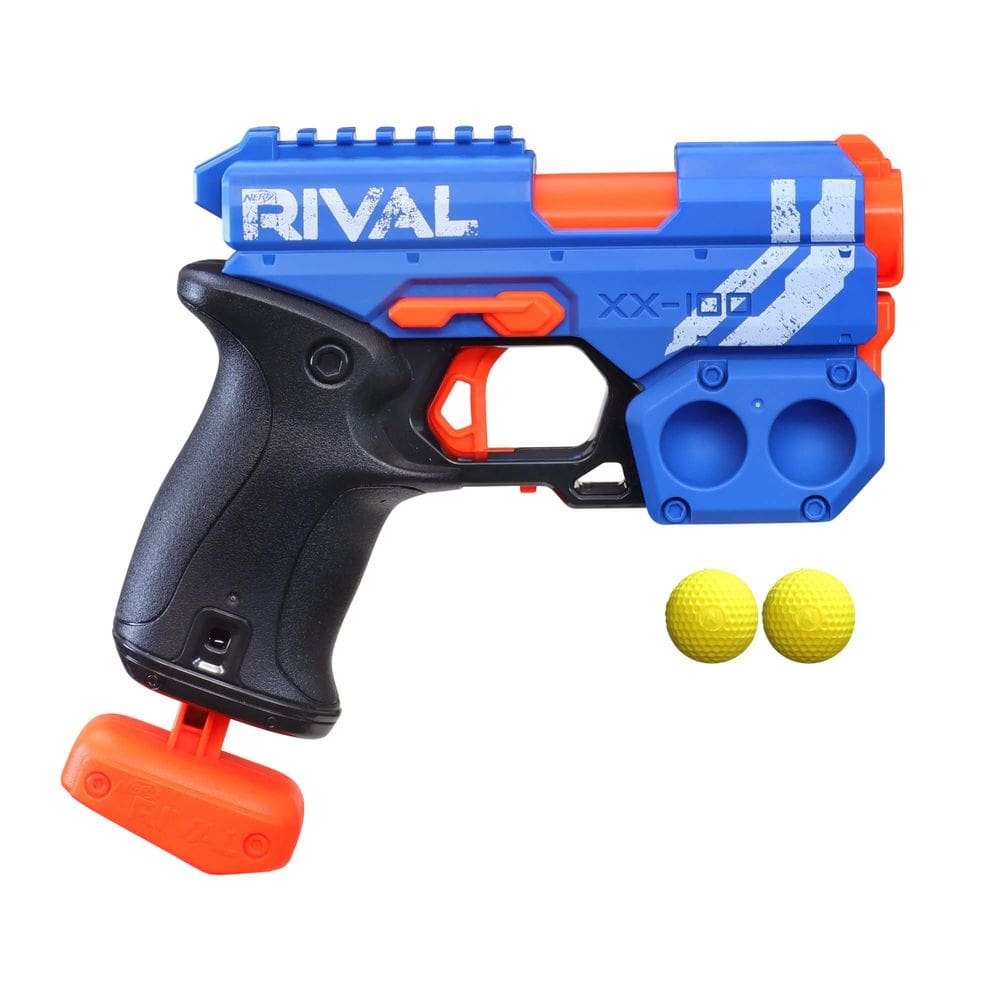 Blaster Nerf Rival Knockout XX-100 com 2 rodadas Team Blue