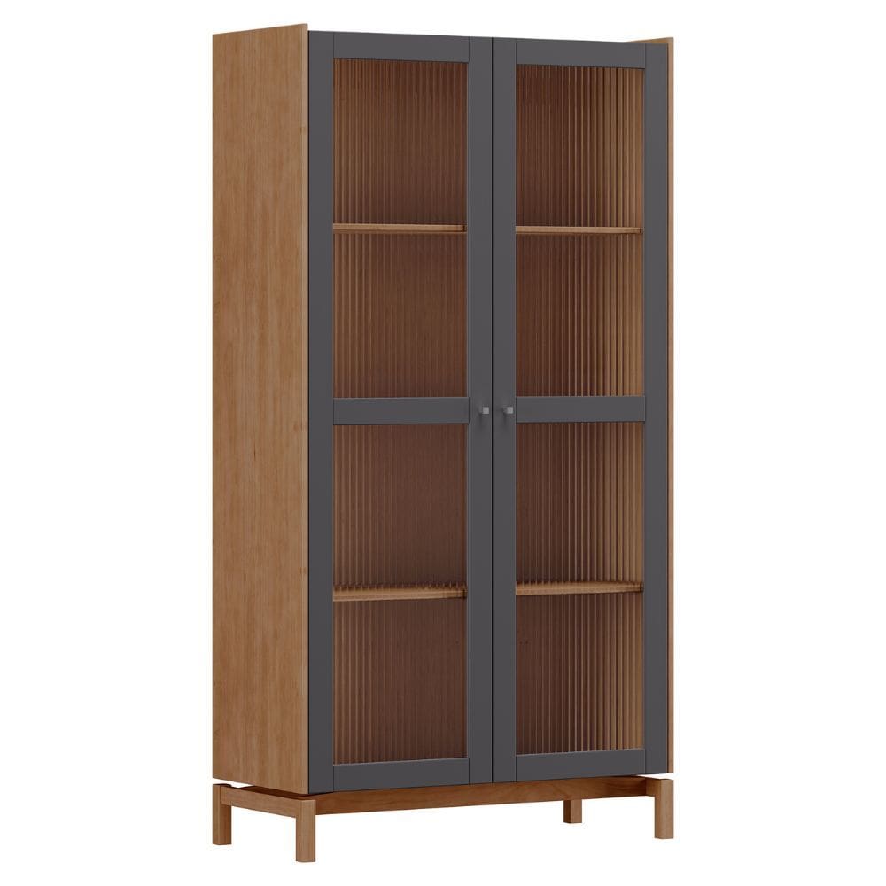 Cristaleira 190cm 2 Portas Barcelona - Tauari e Concret