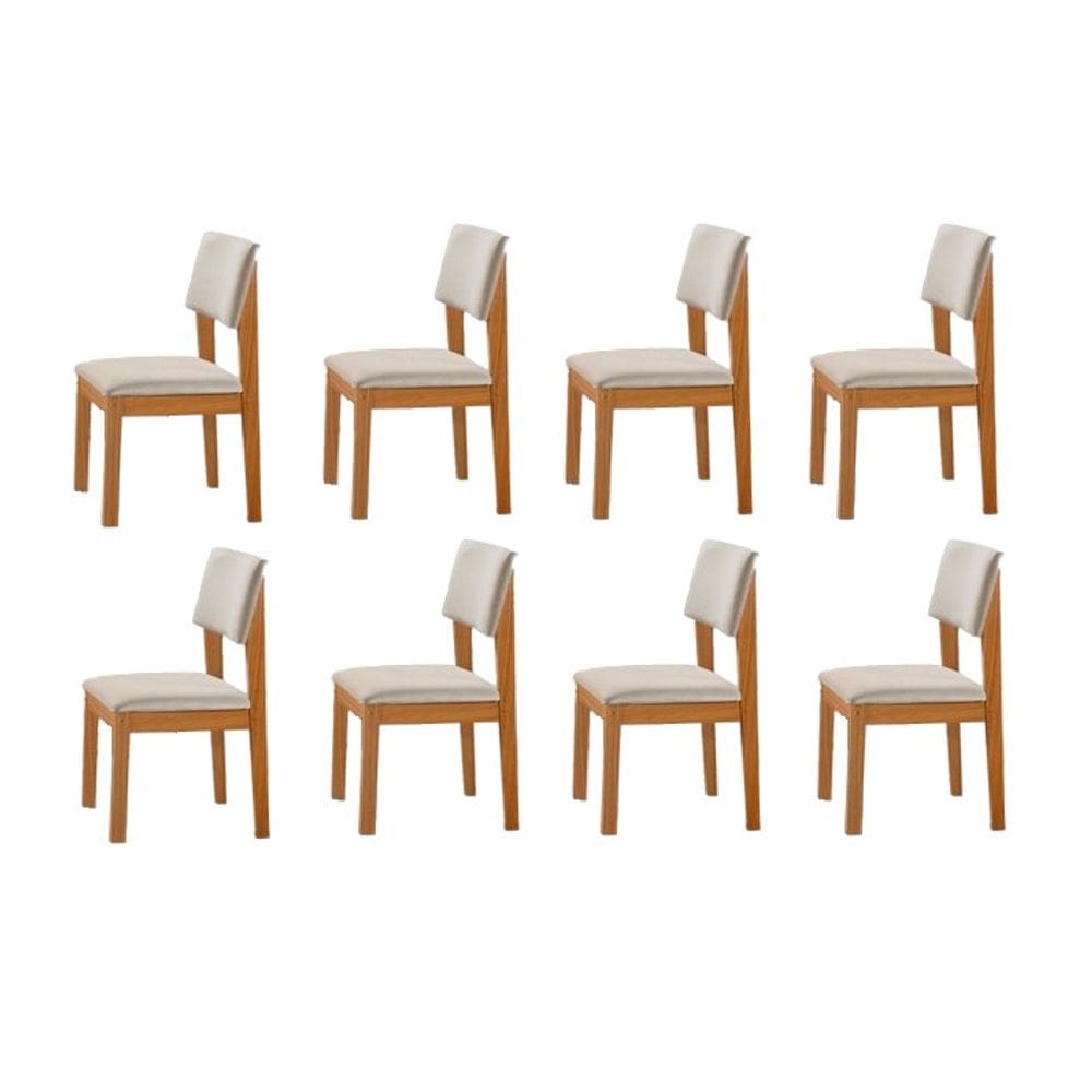 Kit 8 Cadeiras para Mesa de Jantar Estofada - Jade - LJ Móveis