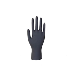 Luvas do chef preta  50 unidades  - Latex - reutilizavel - G