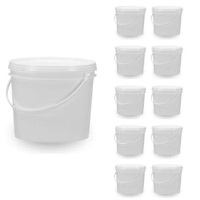 Balde Para Tinta Acrílica 1.8L Branco 10 Pçs