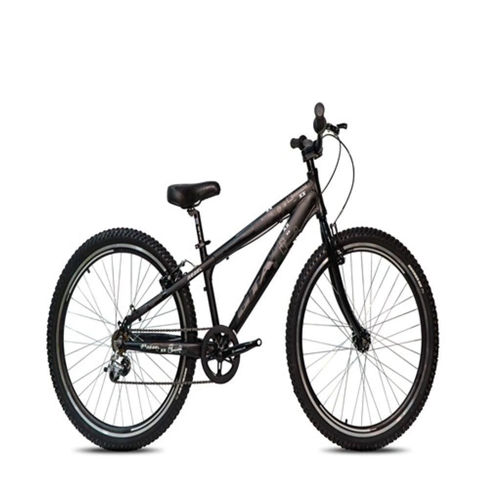 Bicicleta Aro 26 Freeride Gta Garfo Rigido Freio V-brake Preta Ads Branc