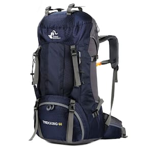 Mochila Beash impermeável 60L para caminhadas e acampamento com capa de chuva