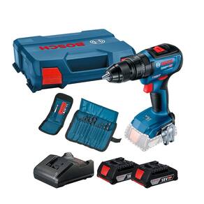 Parafusadeira e furadeira de impacto Bosch GSB 18V-50 2 baterias