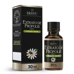 Extrato de Própolis com Própolis Verde Gotas 30ml - Bioklen