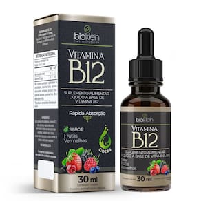 Vitamina B12 Gotas 30ml Metilcobalamina - Bioklein