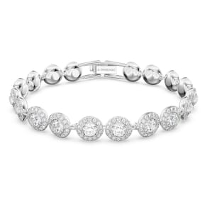 Pulseira de tênis Swarovski Una Angelic com cristais transparentes