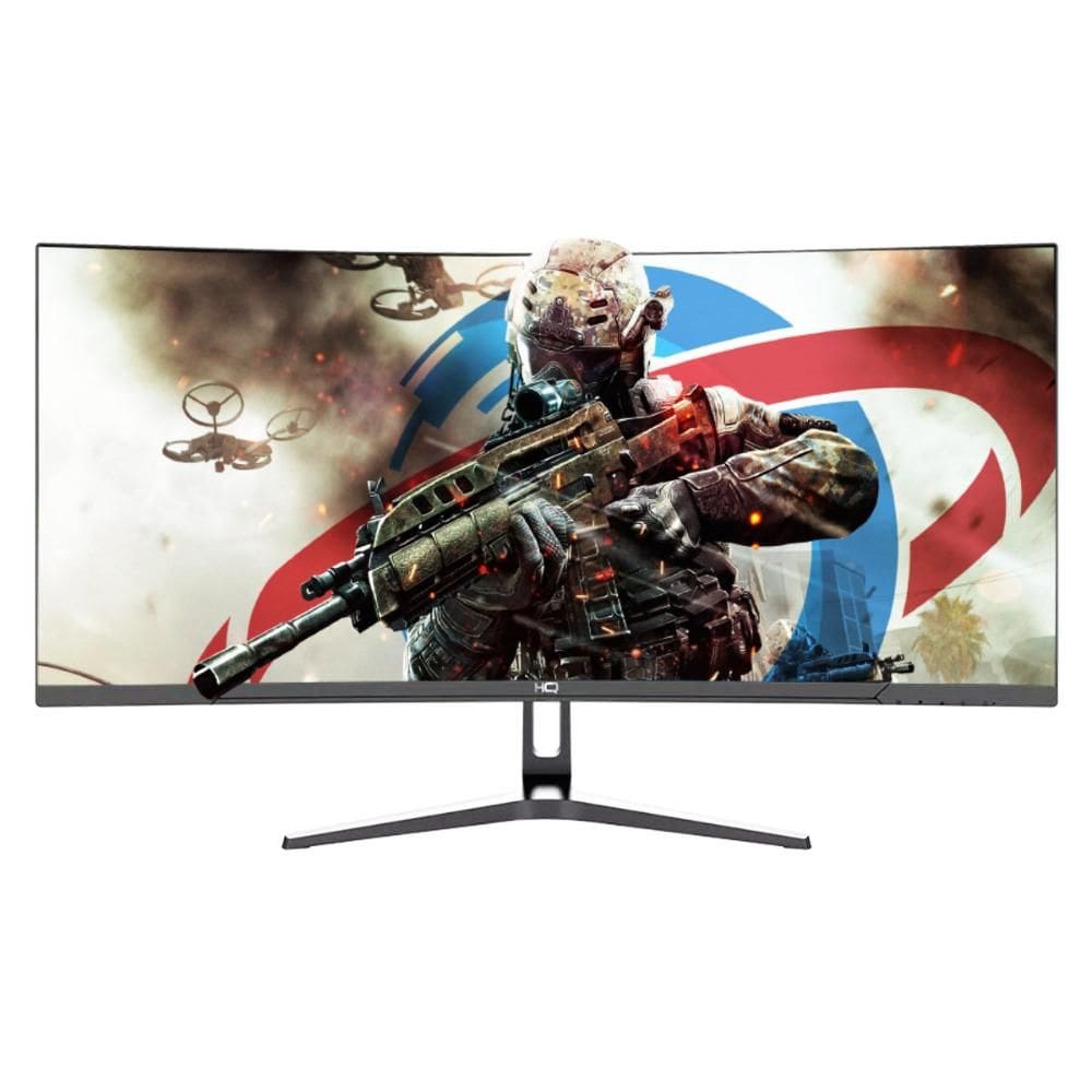 Monitor Gamer 34 HQ Screen HQ34C16 - QHD UltraWide - Curvo 165Hz 1ms HDR VESA - DisplayPort/HDMI
