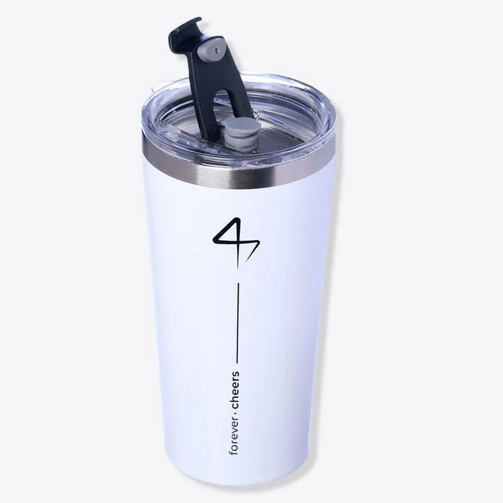 Copo Viagem Térmico Thermal 500ml Forever Cheers Branco 10024809
