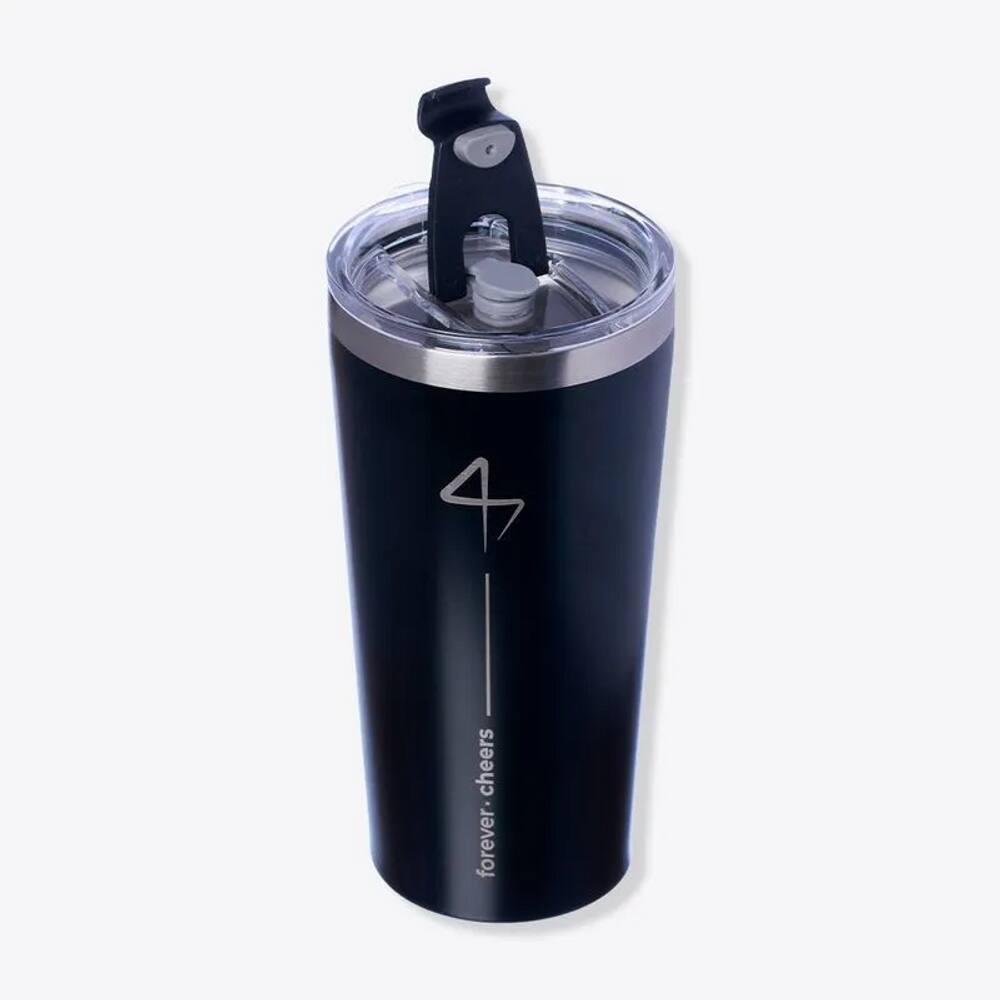 Copo Viagem Térmico Thermal 500ml Forever Cheers Preto 10024808