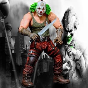 Action Figure Clown Thug: Batman Arkham City Dc Collectibles
