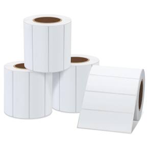 Etiquetas térmicas HYBSK (3x1 polegadas) para códigos de barras, endereço (4 rolos)