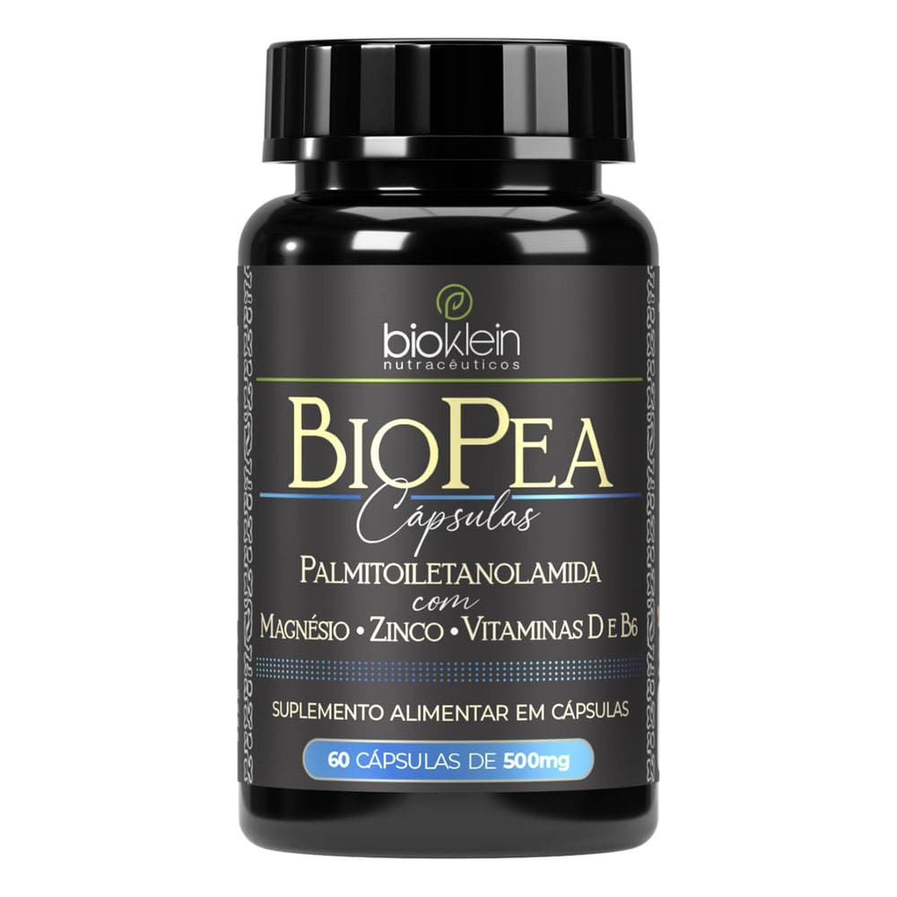 Bio Pea 60 Cápsulas Magnésio Zinco Vitamina D B6 - Bioklein