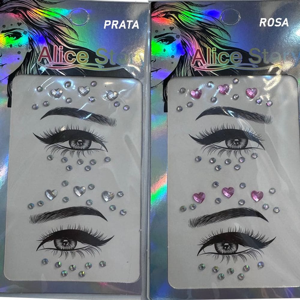 Strass Adesivo Coração Alice Story - Dafu