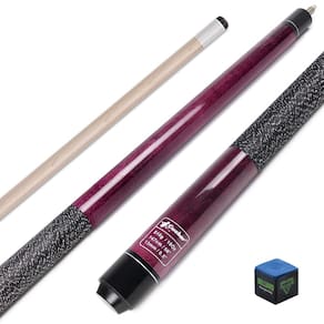 Taco de bilhar Pool Cue CUEBAR de 58 polegadas e 2 peças House Bar roxo