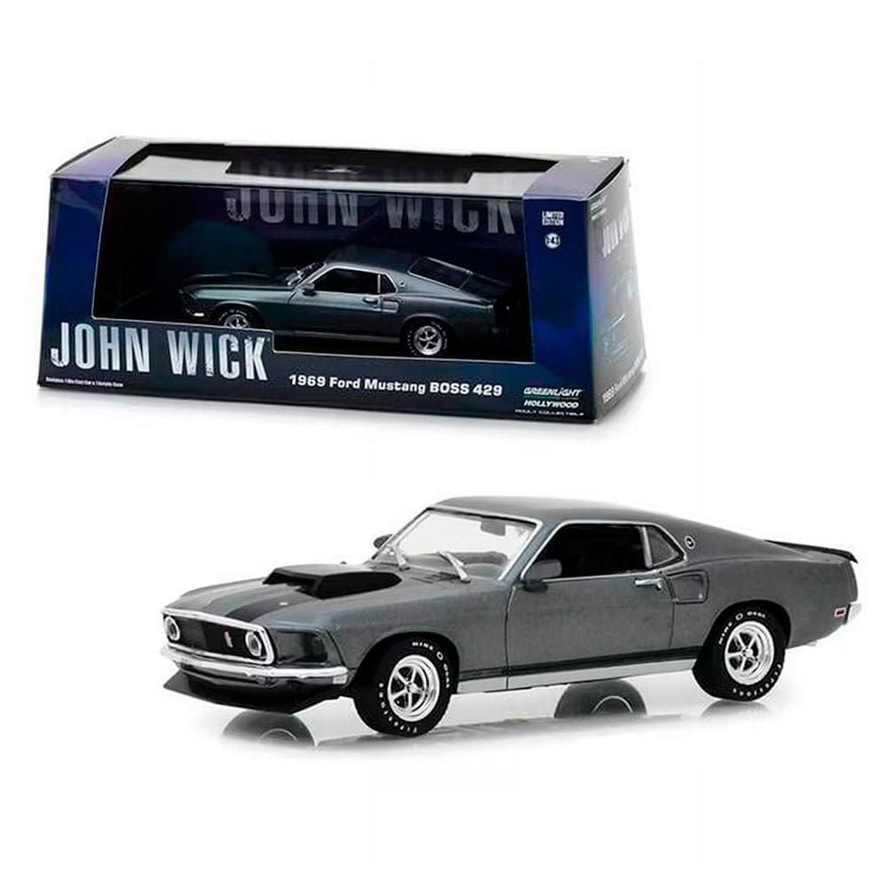 Miniatura 69 Ford Mustang Boss 429 John Wick 1:43 Greenlight