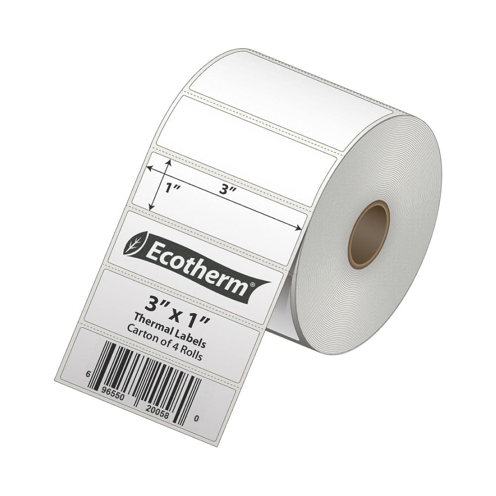 Etiquetas térmicas 3x1 5240 Etiquetas de 4 rolos para Zebra, Munbyn, Rollo