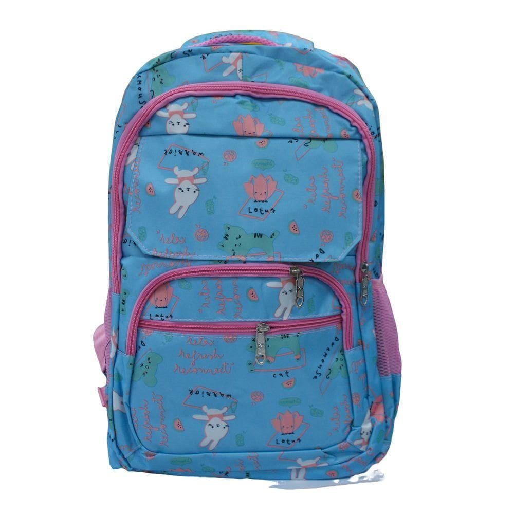 Mochila Casual Juvenil Love Colors 2447490 Azul - Quanhe