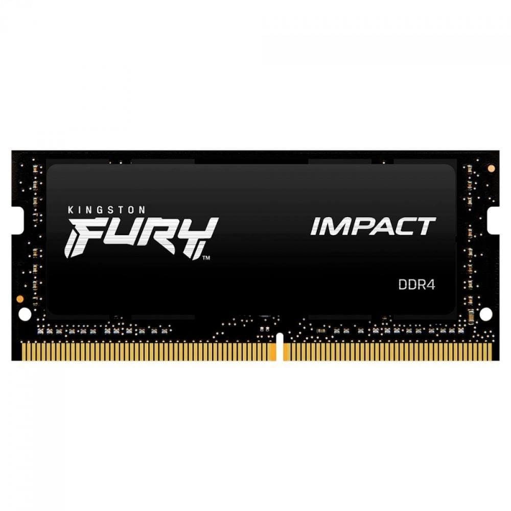Memória SODIMM 16GB DDR4 3200MHZ Kingston Fury Impact - para Notebook - KF432S20IB16