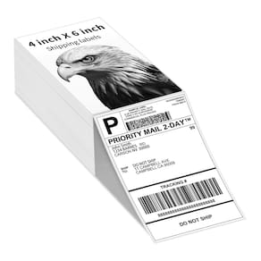 Etiquetas térmicas de envio Memoking 4x6 cm para impressora térmica
