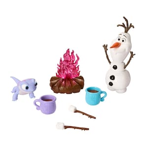 Conjunto de brinquedos Mattel Disney Frozen com figuras de Olaf e Bruni + Acc