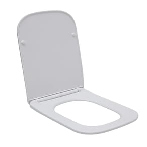 Assento Plástico com Soft Close para Vaso Sanitário Amazonita Pingoo.casa - Branco