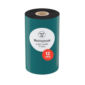 Fita de transferência térmica Westinghouse 4,33 cm x 450 m Zebra ZT410