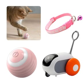 Kit Brinquedos Para Gato Fêmea Macho Se Mexe Sozinho Femêa