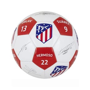 Bola De Futebol Campo N5 Assinaturas - Atletico De Madrid
