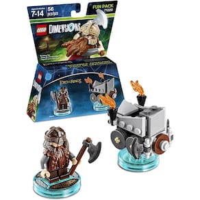 Lego Dimensions Senhor Dos Aneis Gimli 71220 - 56 pçs