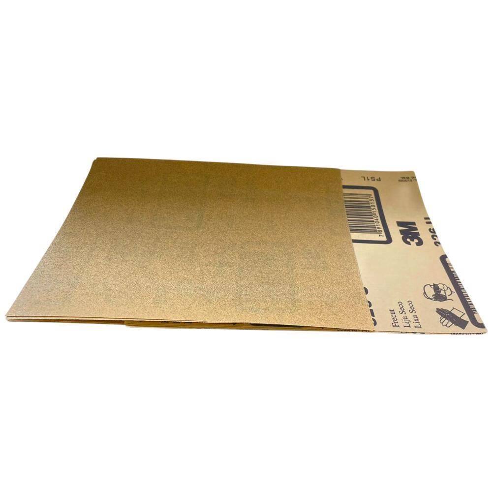 Kit 10 Folhas De Lixa Seco 3M 225Mm X 275Mm Grão P120