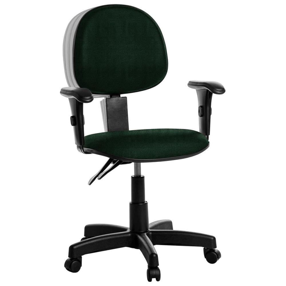 Cadeira Ergonômica Executiva Com Braço Verde Rcp