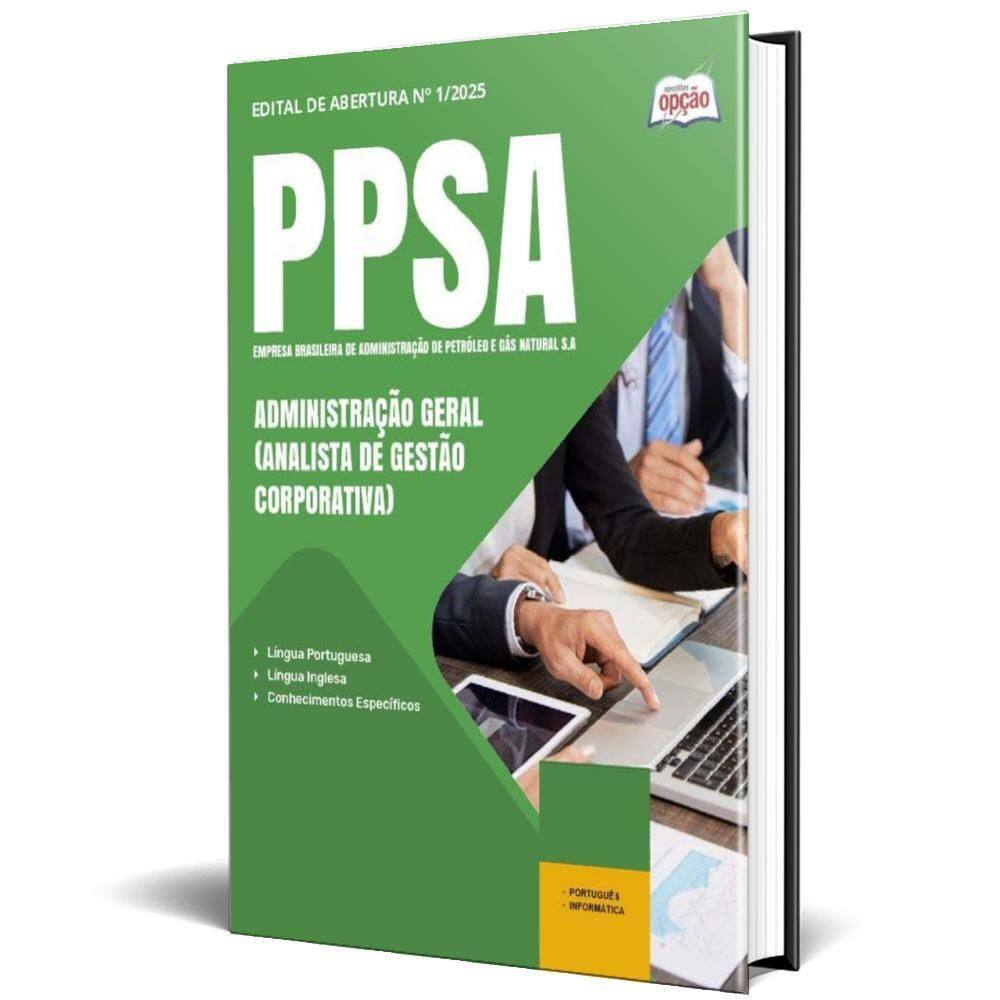 Apostila Ppsa 2025 Administração Geral Analista Gestão