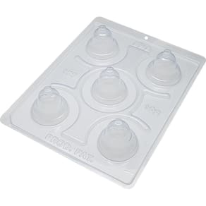 Forma De Silicone 3 Partes Sino De Natal Bwb Para Chocolate