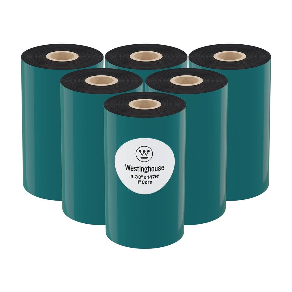 Fita de transferência térmica Westinghouse 4,33 cm x 450 m Zebra ZT410